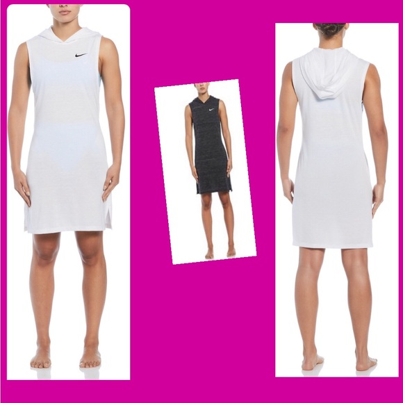 Nike Other - NWT Nike Sleeveless Hooded Swim Coverup Dress